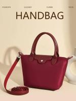 NOVEDAD DE VERANO 2025, bandolera de tela suave impermeable Simple para mujer, mochila de lujo de alta gama - details 6