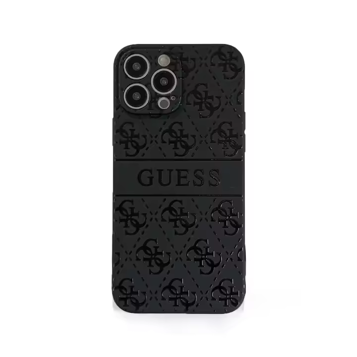 Funda para Teléfono de Moda Letras para iPhone 15 Pro 14 Promax 13 Pro 12 Promax 11 XR XS Max 7 8 Negro TPU Borde Recto Estuche Suave Resistente a Rasguños Diseño Geométrico - 1