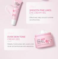 LAIKOU Sakura-Juego de cuidado de la piel, limpiador Facial, crema Facial, esencia, crema para ojos, producto para el cuidado de la piel, Kit de 4 Uds. - details 5