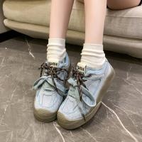 Zapatos informales De malla para mujer, zapatillas Retro transpirables De suela gruesa, De entrenamiento, para verano - details 23