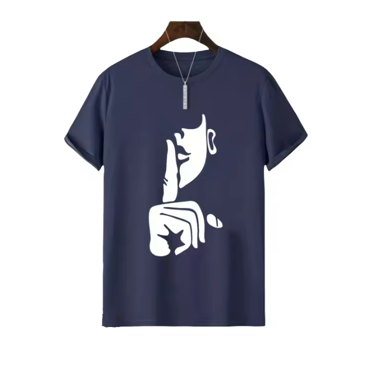 Camiseta de cuello redondo con estampado de dibujos animados de manga corta de verano para hombre, camiseta gráfica informal, pijama, Top - 1