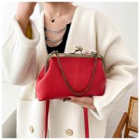 Nueva Bolsa de Concha 2025 Patrón de Lichi, Clip de Cadena, Bolso de Mano para Mujeres Sencillas - details 29