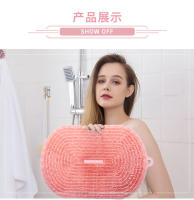 Nuevo producto, cepillo de baño de silicona, cepillo de baño de silicona antideslizante grande con ventosa, almohadilla para frotar la espalda y los pies - details 6