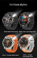 Reloj inteligente militar LIGE para hombre, Batería grande de 760mAh, linterna LED, brújula, pantalla HD de 1,8 ", frecuencia cardíaca, resistente al agua, llamada BT, reloj inteligente - details 17