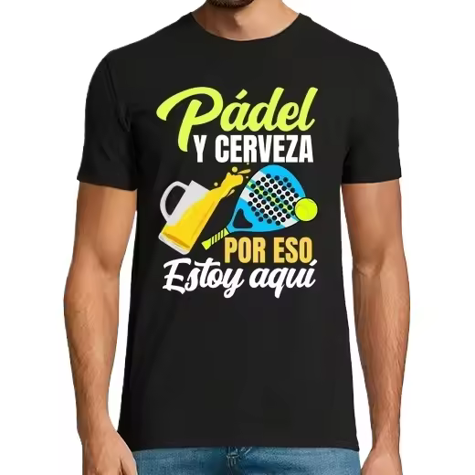 Padelista Padel Tennis Padel Y Cerveza,Camiseta de Pádel Divertido, ropa para exteriores - 1