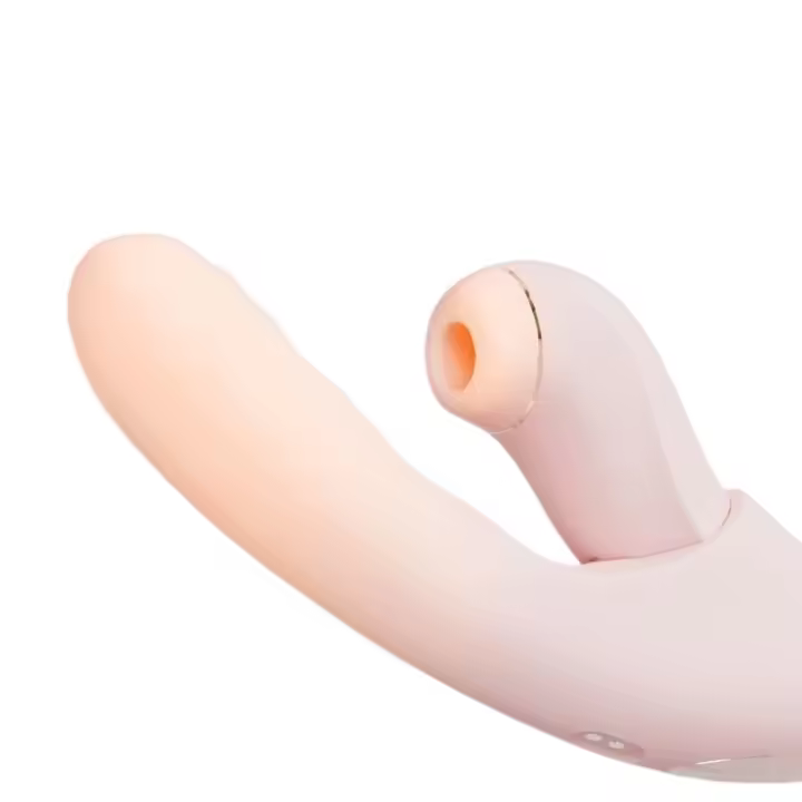 Vibrador blanco chupando enchufe telescópico automático femenino punto D prensa marea juguetes sexuales - 1