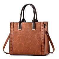 Madre de mediana edad que viaja al trabajo elegante mensajero portátil femenino temperamento simple hombro bolso de cuero suave Mochila de lujo de alta gama - details 4