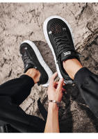 Zapatillas deportivas resistentes al desgaste con suela antideslizante, amortiguadora y transpirable para hombre - details 0