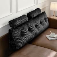 Cojín de Lectura Triangular Almohada de Apoyo Lumbar Suave Bolster para Posición de Sofá de Cama - details 30