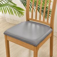 Funda de cojín cuadrada de cuero PU para silla, fundas impermeables para asiento de cocina y comedor, fundas de cojín para asiento de silla de comedor extraíbles - details 9