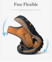 Novedad de verano, sandalias para hombre, sandalias romanas clásicas de cuero, zapatos de playa para exteriores, sandalias informales para senderismo acuático para hombre - details 10