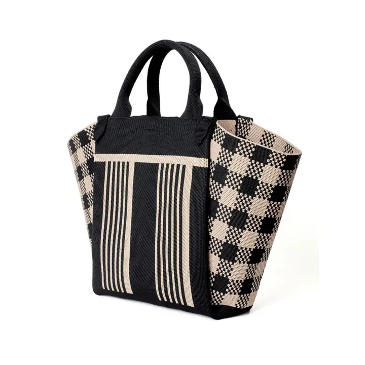 Bolso de Diseño Original de Punto Estilo Europeo Engrosado Bolso de Mano Versátil para Viajeros - 1