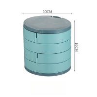 Delicados pendientes giratorios, soporte para caja de almacenamiento de joyas, caja multicapa - details 7