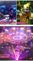 Proyector de bola de discoteca inalámbrico, LED, 7 modos de iluminación, reproductor de tarjeta TF, Altavoz Bluetooth para DJ, boda, fiesta, Bar, KTV - details 8