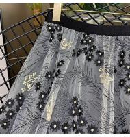 Falda Floral Bordada para Mujer Material de Algodón Certificado CE - details 12