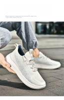 Zapatillas de moda para hombre Zapatillas de malla transpirables Zapatos para correr huecos para hombre - details 10