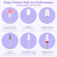 Taladro de Uñas Portátil Recargable Kit de Eliminación de Piel Muerta Herramienta de Manicura de Belleza para el Hogar - details 3