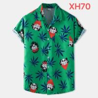 Camisa hawaiana de manga corta para hombre, camisa con estampado completo de flores para playa, novedad de 2024 - details 5