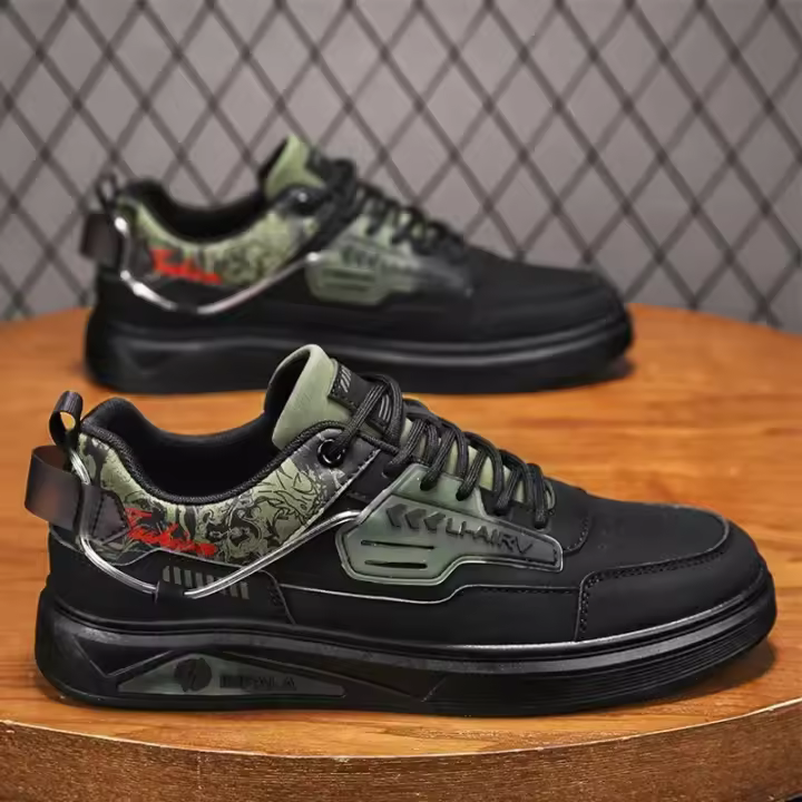 2025 nuevas zapatillas de deporte de ocio para hombre, zapatos deportivos ligeros y cómodos para caminar, zapatos gruesos de alta calidad a la moda, calzado masculino - 1