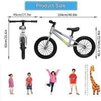 Bicicleta Sin Pedales para Niños de 3 a 4 5 6 7 Años, Ruedas de Goma Inflables de 16 Pulgadas, Bicicleta de Equilibrio con Sillín Ajustable, hasta 40 Kg, Juguetes para Niñas y Niños - details 6