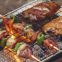 Parrilla de camping desmontable con bolsa de iluminación, estufa tipo caja plegable, mini estufa de cocina de acero inoxidable para senderismo al aire libre - details 4