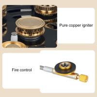 Estufa de gas de encendido electrónico de 21000W con adaptador, horno portátil, parrilla para barbacoa, utensilios de cocina para acampar al aire libre y viajes - details 10