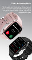 Reloj inteligente ET570, dispositivo con detección de frecuencia cardíaca, Bluetooth, llamada, función SOS, entrenamiento respiratorio, HD, novedad de 2024 - details 4