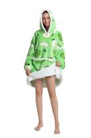 Sudadera con capucha de Sherpa para mujeres, hombres y adolescentes, manta usable de gran tamaño, manta gruesa y cálida, Sudadera con capucha grande - details 23