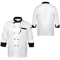 Ropa de Chef de manga larga, uniforme de cocina para restaurante, abrigo de Chef para hombres y mujeres, chaquetas de trabajo de camarero, uniforme profesional general - details 82