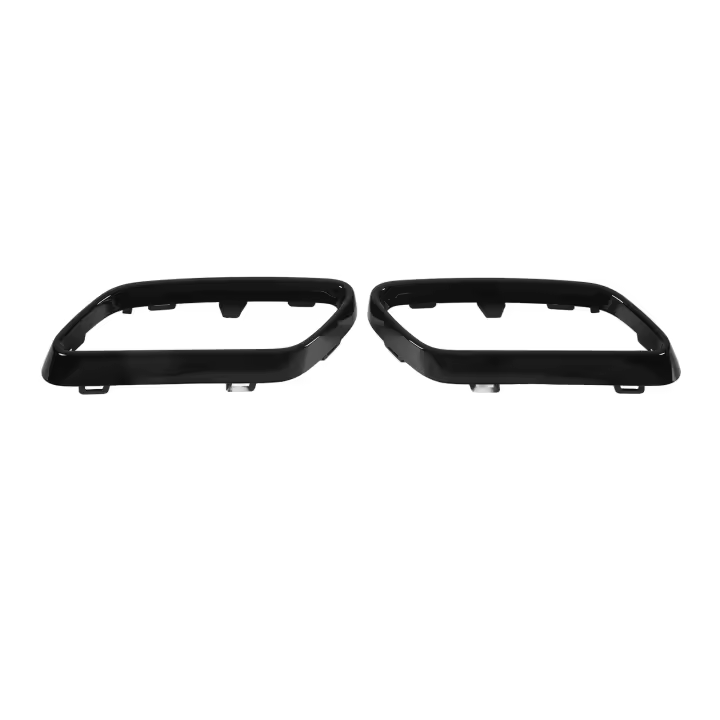 Embellecedor de cubierta de tubo de escape, embellecedor de bisel de repuesto para Benz c-class W206 S206 AMG Line 2022 en adelante, negro brillante - 1