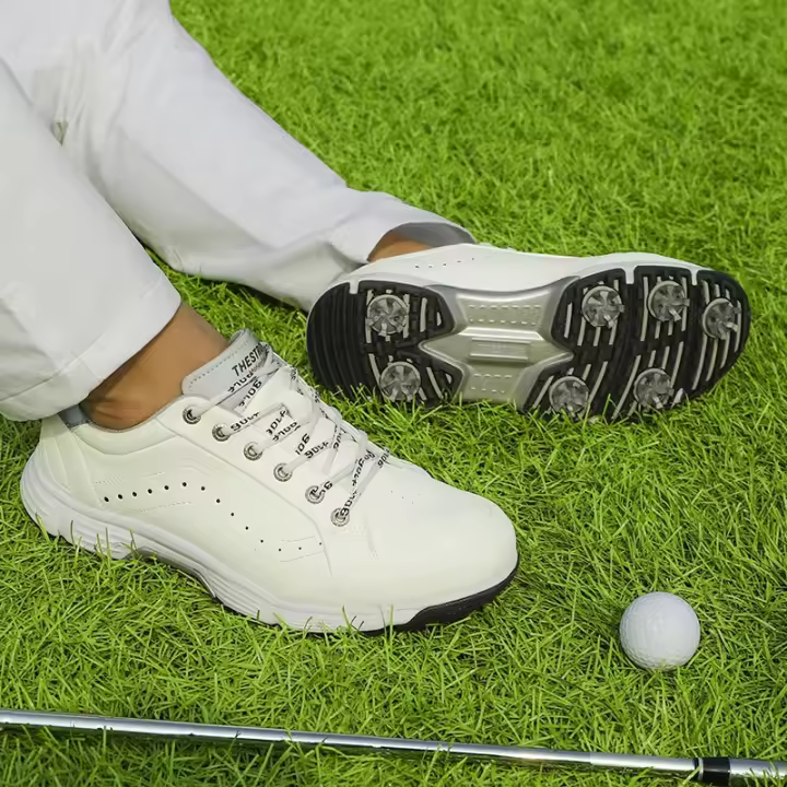 Zapatos de Golf Impermeables Antideslizantes Entrenamiento en Campo de Picos para Hombres y Mujeres - 1