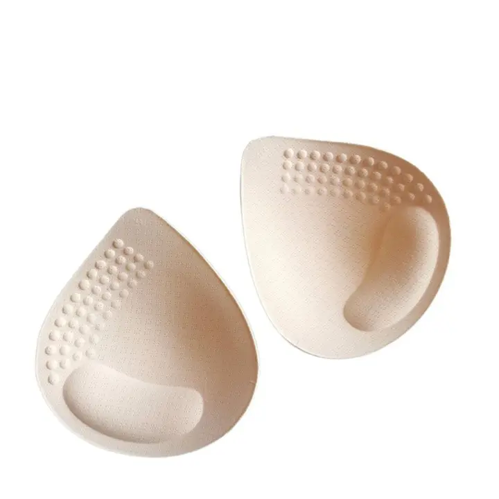 Traje de baño triangular con relleno de realce, Bikini con copa para el pecho, sujetador con relleno, potenciadores del pecho, almohadilla para sujetador de látex, accesorios íntimos - 1