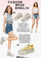 Nuevas Zapatillas Blancas Transpirables y Aumentadas Zapatos Casuales Versátiles para Mujeres - details 1
