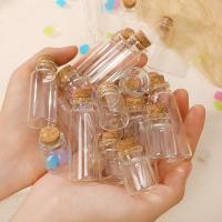 10 Uds. Botellas de vidrio con corcho DIY regalo de cumpleaños botella vacía transparente para mensajes ración de fiesta de boda de Navidad - details 5