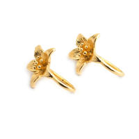 Ganchos de Pendientes de Estrella de Bronce de Alta Calidad Diy Joyería Hazte Tú Samex 18K Oro Color Brass Accesorios de Collar y Pendientes para Mujeres - details 51