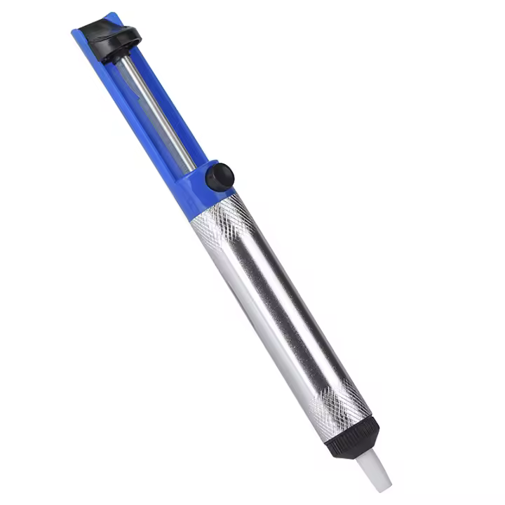 Bomba de Desoldado de Metal de Aluminio JCD para Herramientas de Soldadura al Vacío Punta de Succión para Soldadura de Latón Herramienta de Desoldado de Hierro de Soldadura para Bricolaje en Casa - 1