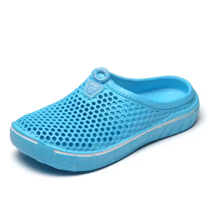 Zapatillas de playa para hombre, chanclas informales huecas para exteriores, antideslizantes, talla 36-45 - 1
