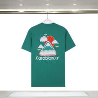 Camiseta deportiva de algodón puro para hombre, cuello redondo, estampado frontal, estilo informal para verano - details 14