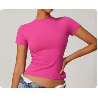 Top de yoga para mujer, ropa deportiva de alta calidad, camiseta deportiva sin costuras, ropa deportiva, camiseta deportiva. - details 3