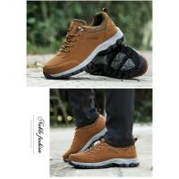 Nuevos Zapatos Originales De Senderismo De Cuero De Gamuza Para Exteriores Para Hombre, Zapatos De Viaje Para Senderismo, Zapatos De Caza, Zapatos Para Correr En El Rastro, Talla Grande 49 - details 9