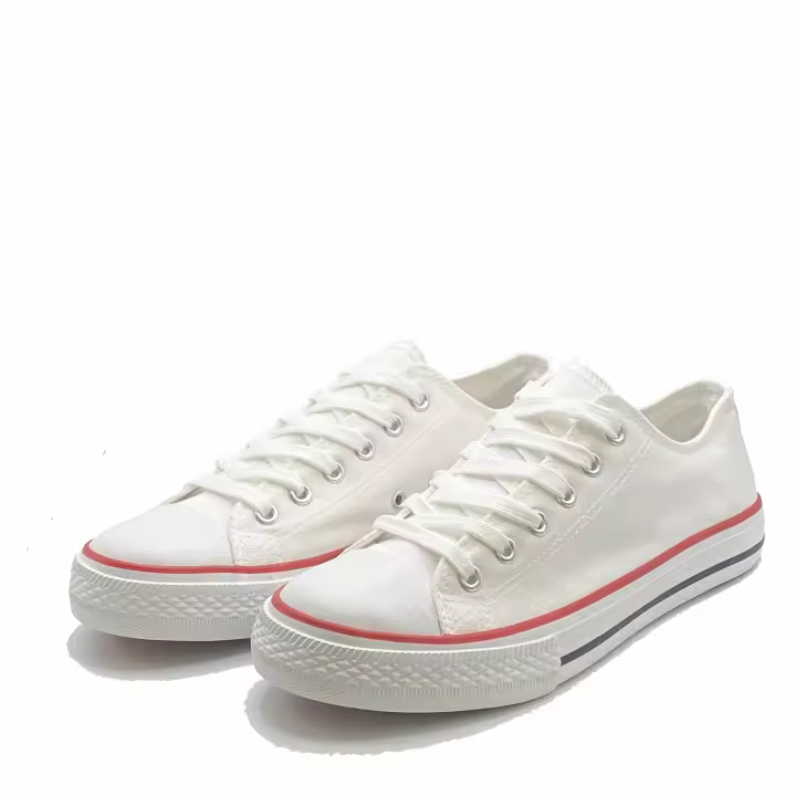 JZ Hermanos Zapatilla de lona baja con cordón para mujer. - 1