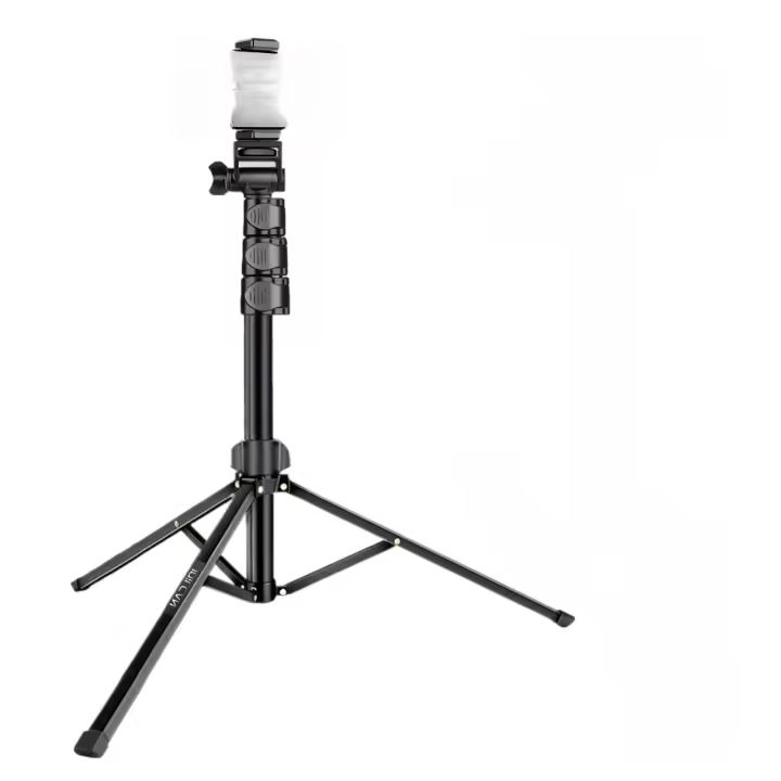 JOILCAN Bastón de selfie extensible y plegable de 209,98 cm con trípode con cuello de ganso de 35,0 cm, pinzas para teléfono y bolsa de transporte - Soporte de teléfono de aleación de aluminio ajustable para grabación de video, transmisión en vivo y fotog - 1