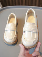 Zapatos de cuero para niñas, mocasines antideslizantes con gancho y bucle, color negro, para primavera y otoño, 2023 - details 6
