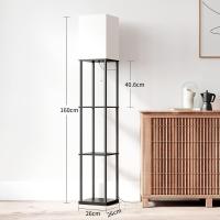 Lámpara de Pie con Bombilla LED 3 Colores de Temperatura Ideal para Sala de Estar, Dormitorio, Estudio y Oficina Estilo Vintage para el Hogar - details 4