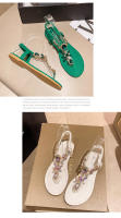 Sandalias de mujer de gran tamaño con diamantes de imitación nuevas de verano - details 8