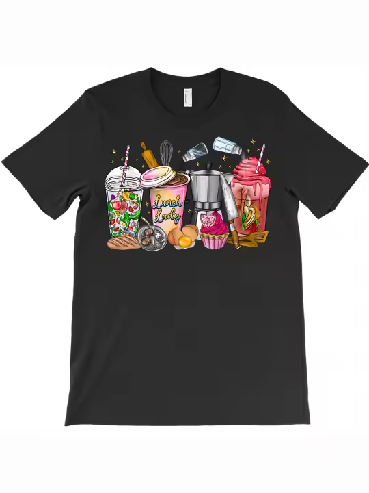Camiseta de café para mujer, regalo para papá, manga corta con cuello redondo suave y cómoda - 1