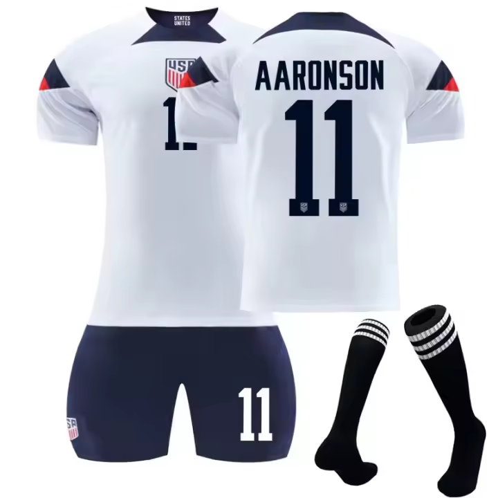 Conjunto De Ropa Infantil Para Niños Y Niñas Fan De Camiseta De Entrenamiento Uniforme Deportivo Casual Unisex Verano Poliéster - 1