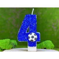 Velas Azules Grandes Decoración de Fiesta de Fútbol para Niños Recuerdos de Fiesta de Halloween - details 8