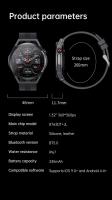 Reloj inteligente deportivo I69 para hombre y mujer, SmartWatch con Bluetooth, llamadas, pantalla meteorológica, presión arterial, frecuencia cardíaca, resistente al agua - details 1