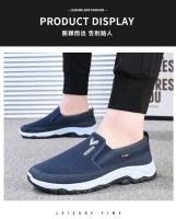 Zapatos De Lona Para Hombre Con Suela Suave Casual Transpirables Cómodos Con Mangas Slip-On Zapatillas De Tela Oxford Antideslizantes Resistentes Al Desgaste Para Primavera/Otoño - details 4